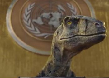 Dinossauro da ONU alerta para crise climática