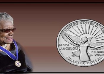 Poeta e ativista afro-americana Maya Angelou aparece na nova geração das 'quarters', as moedas de 25 centavos de dólar, que são as mais utilizadas no país.