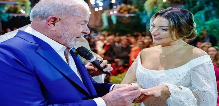 Lula se casa com Janja